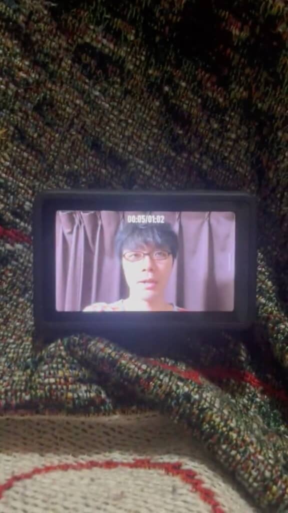 購入者への感謝だけじゃなくカメラにもメッセージを