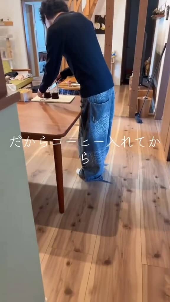 待てずに食べたくなる息子さん