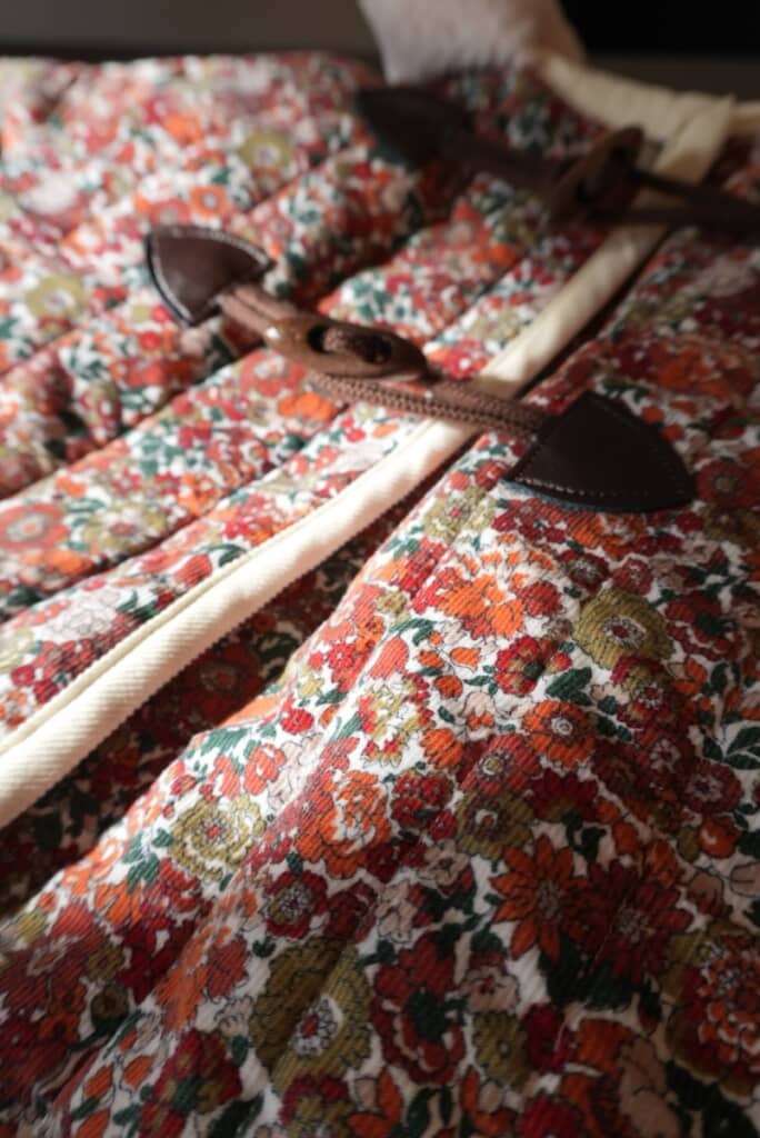 パイピング処理や縫製など細かな部分も美しい仕上がり