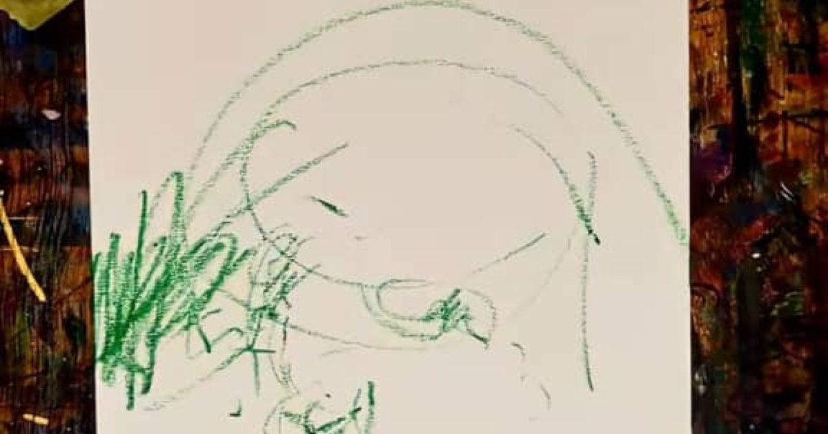 東京藝大卒業生がクレヨンでサンタを描いたら…… 20分後、完成した