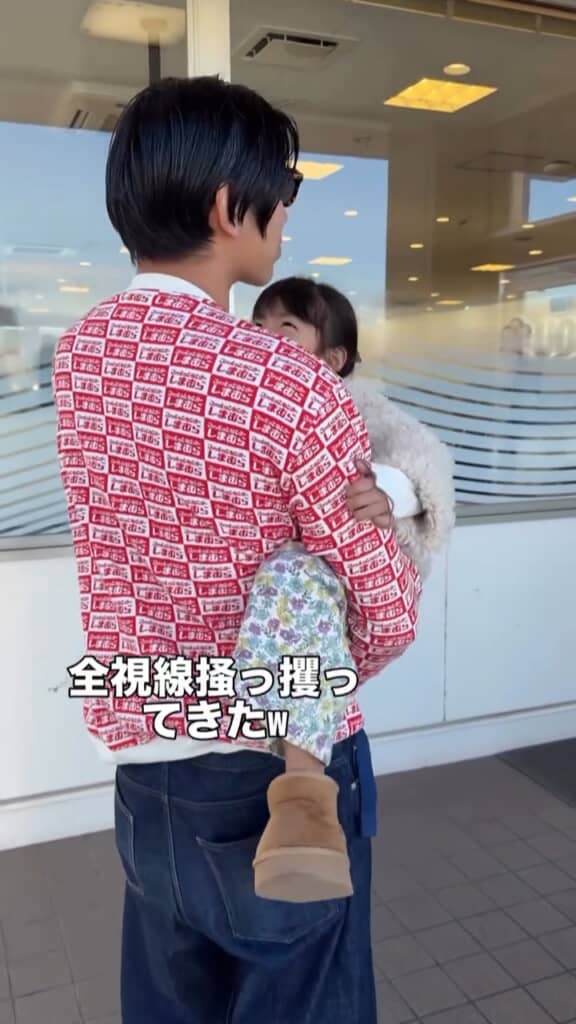 通行人の視線を独り占め！