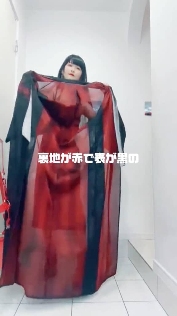 お母さんの紗袷（しゃあわせ）を