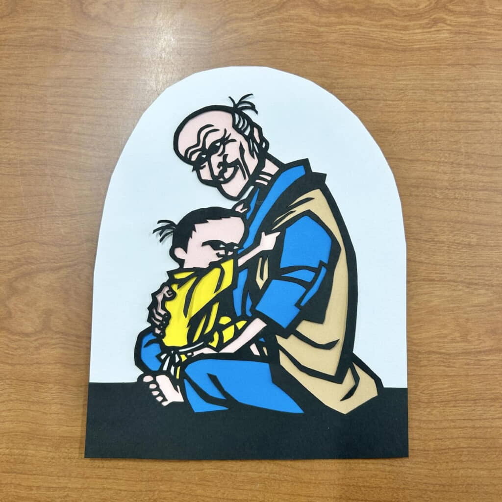 ワタセショーさんが切り絵で再現！