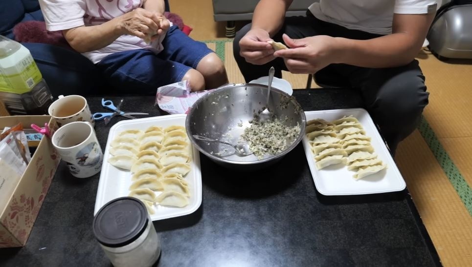 お孫さんと一緒に