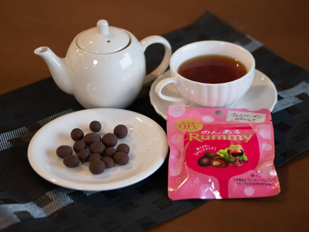 紅茶と“のんあるラミー”のペアリング