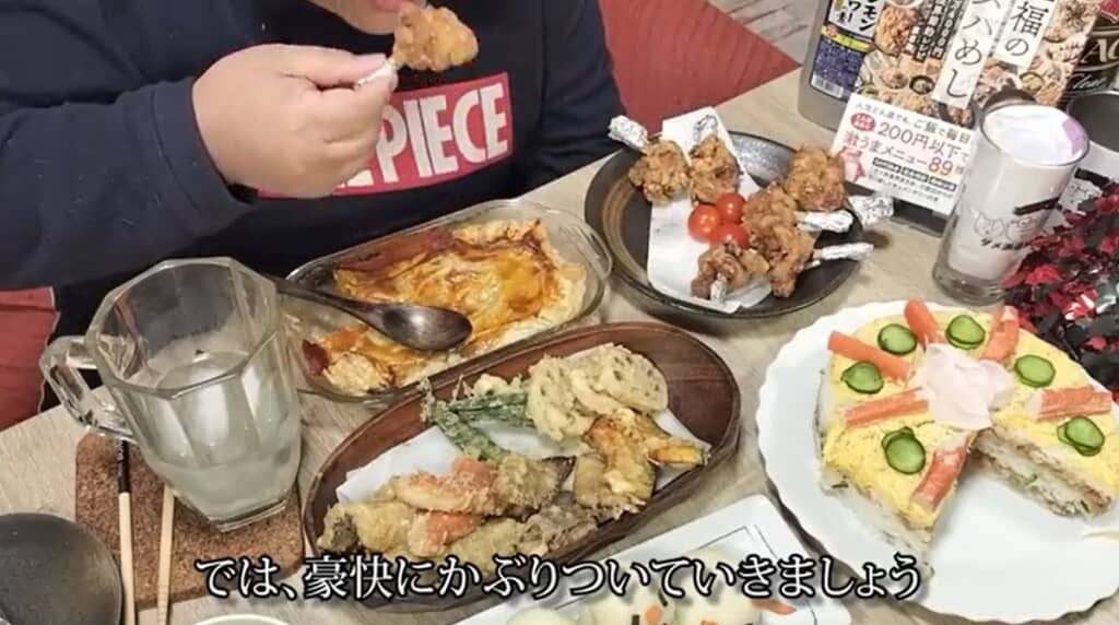 クリスマスと言えば☆チューリップ、フライドチキン／ちらし寿司で☆カラフルケーキ