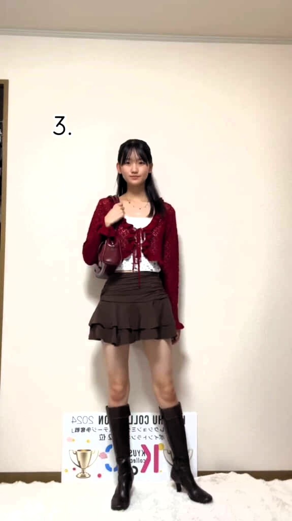 大人っぽいコーデも似合います