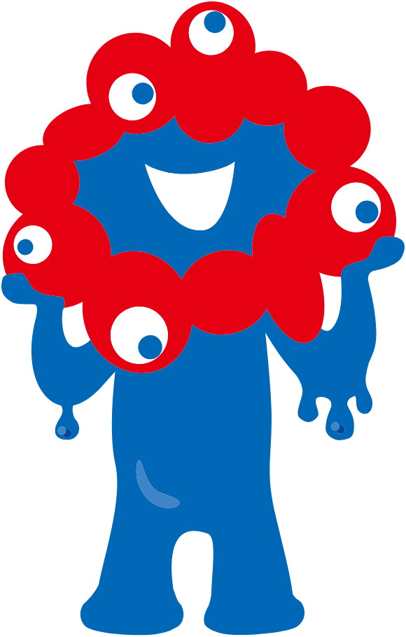 ミャクミャク（画像引用：EXPO 2025 大阪・関西万博公式Webサイト）