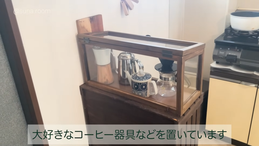 カフェのようなショーケース