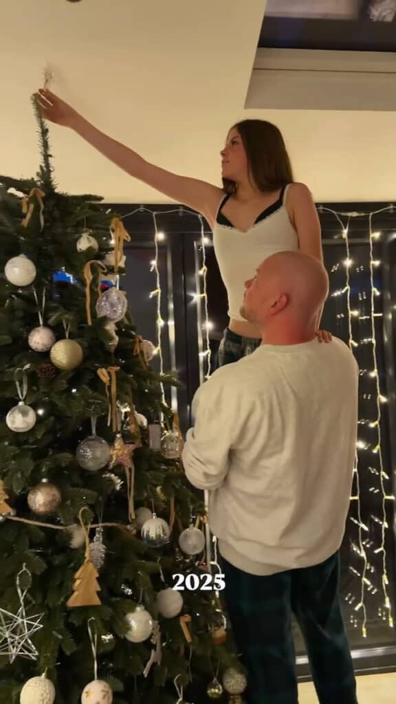 成長した娘と変わらず優しいパパ