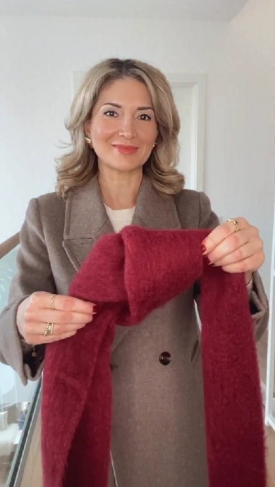 最初に軽く結ぶだけで……（※画像はInstagramアカウント／@funda.kocak_から）