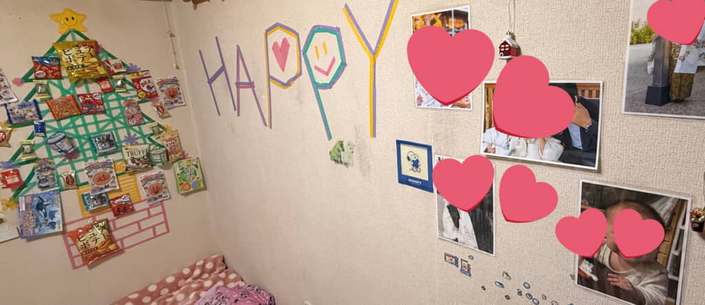 楽しい飾りでいっぱいですね