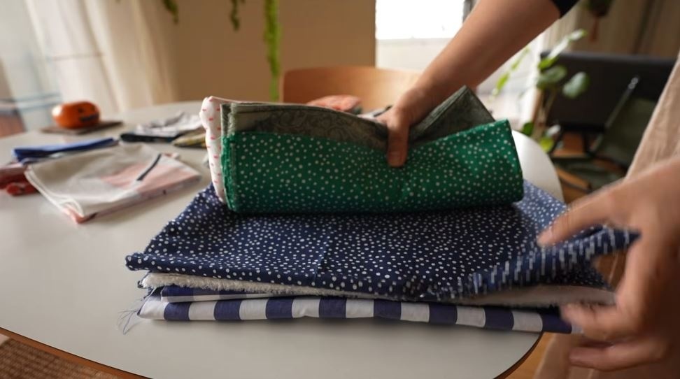 念のため準備した生地