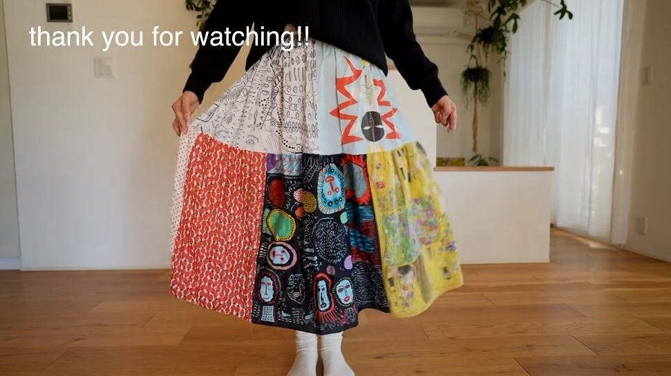 すてきなスカートに