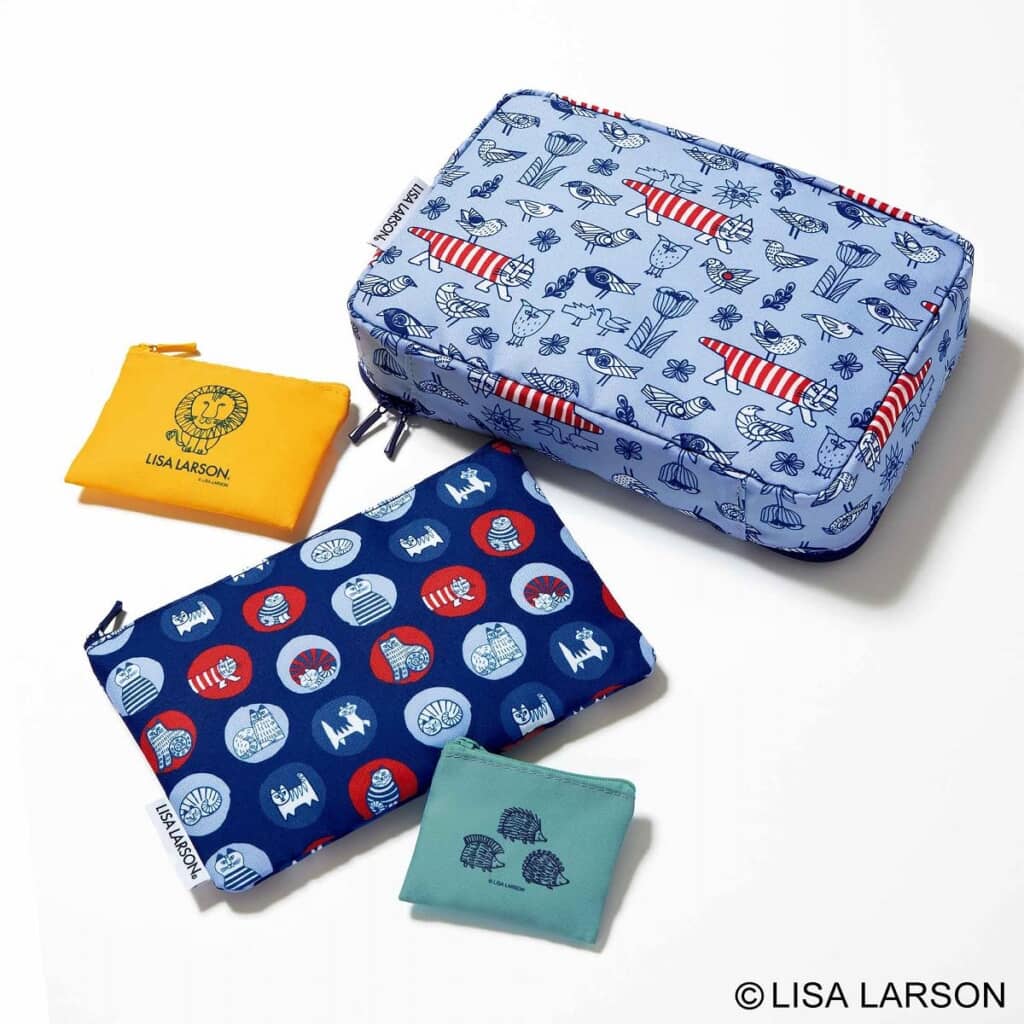 リサ・ラーソンとコラボしたケースとポーチ