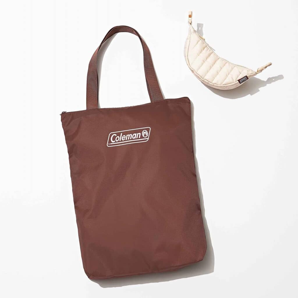 
「コールマン」コラボのトートバッグ＆クロワッサン形ポーチチャーム