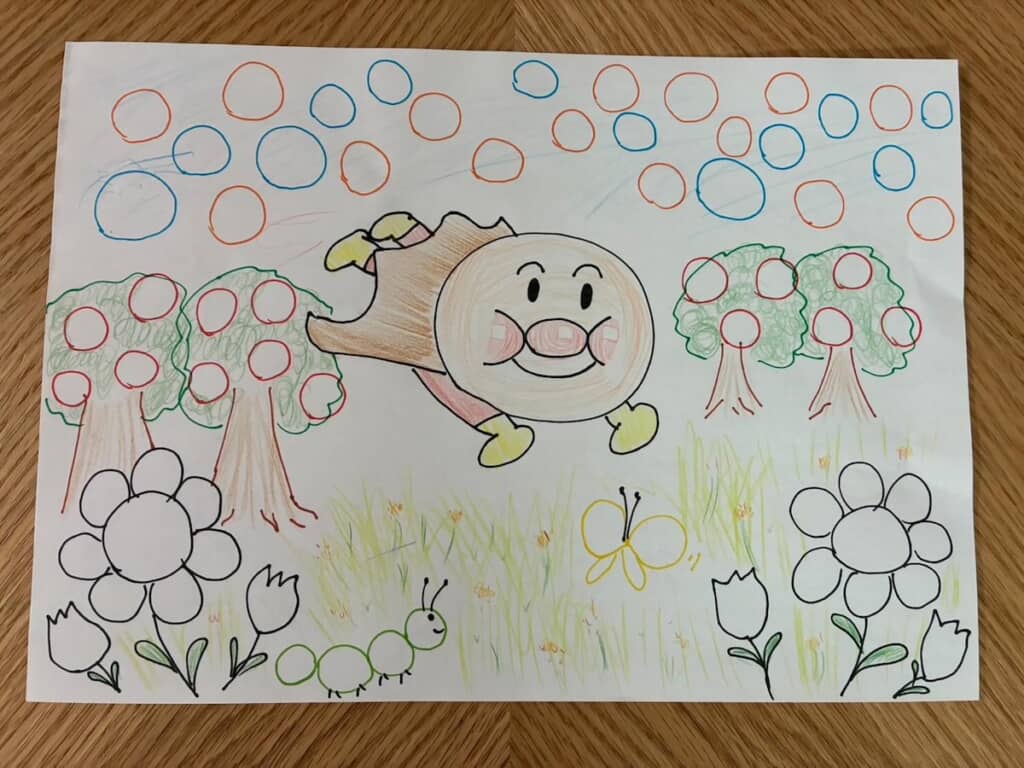 ママ手描きのトイレトレーニング用イラスト