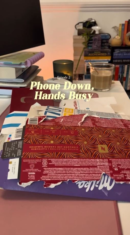 あまったお菓子の箱