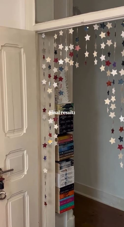 スターガーランドのカーテンに！