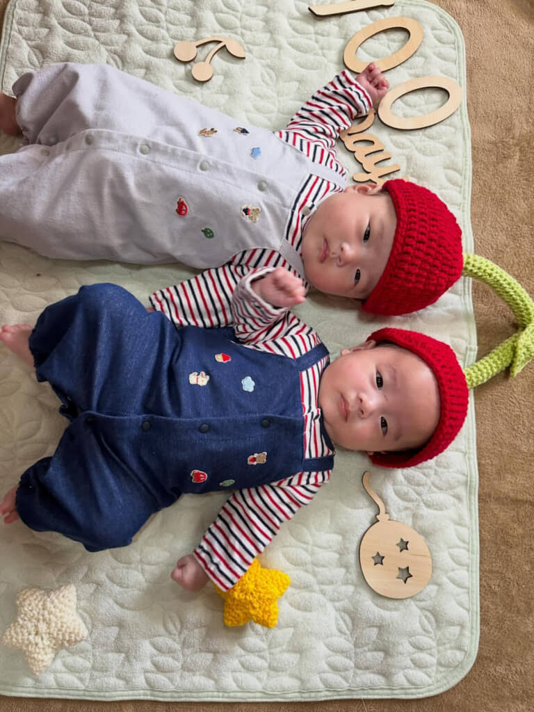 （2/3）衣装を着せて写真を撮ろうとしたものの、さくらんぼ帽子しかかぶせられず……