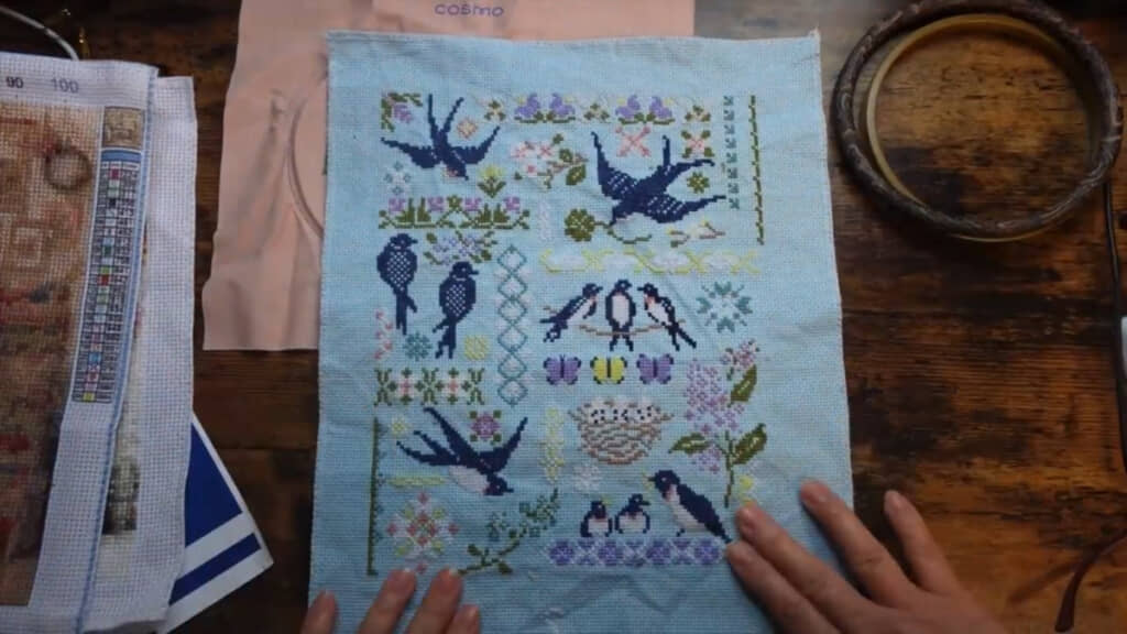 マス目を自分で数えるタイプの作品も制作。こちらは「数えることだけに集中しちゃう」とのことで、中級者向けかもしれません