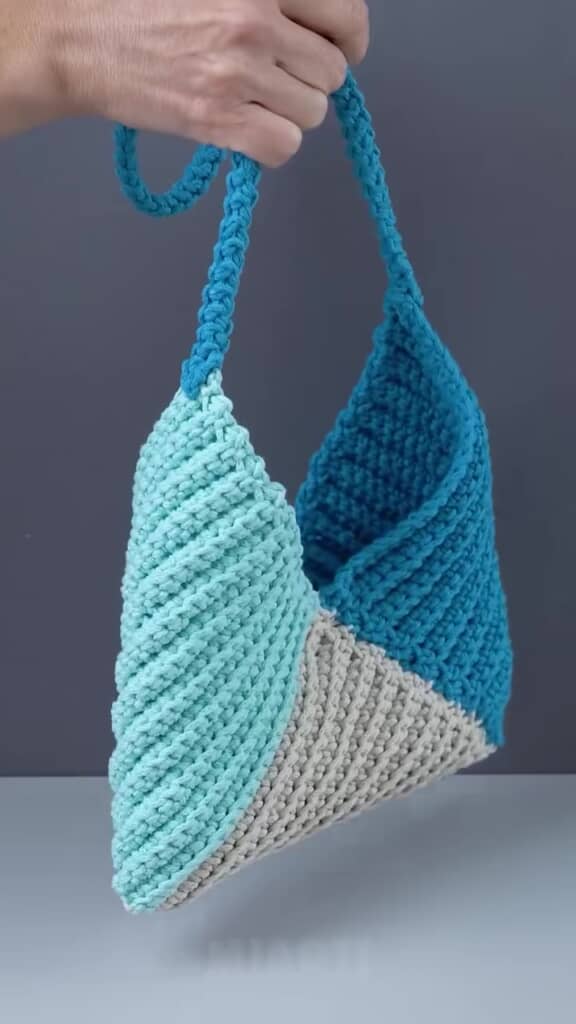 完成したミニバッグ