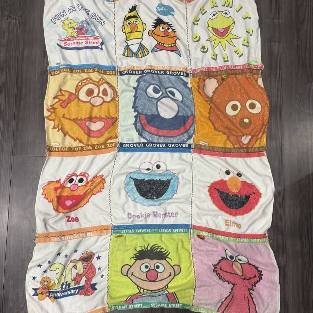 思い出のタオルハンカチもタオルケットに