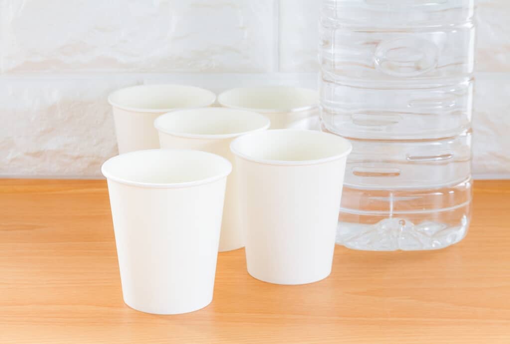 紙コップの写真