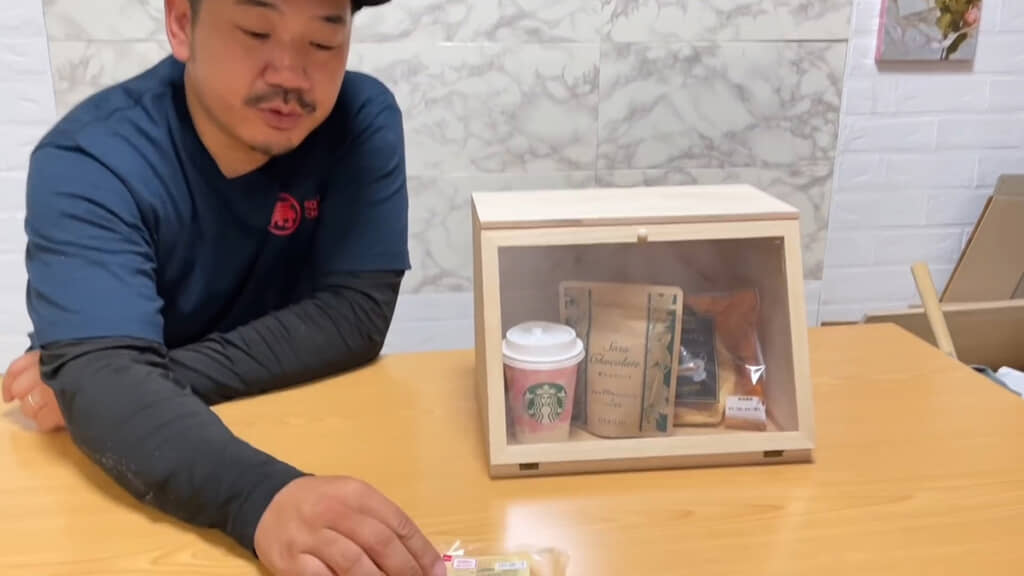 完成したショーケース