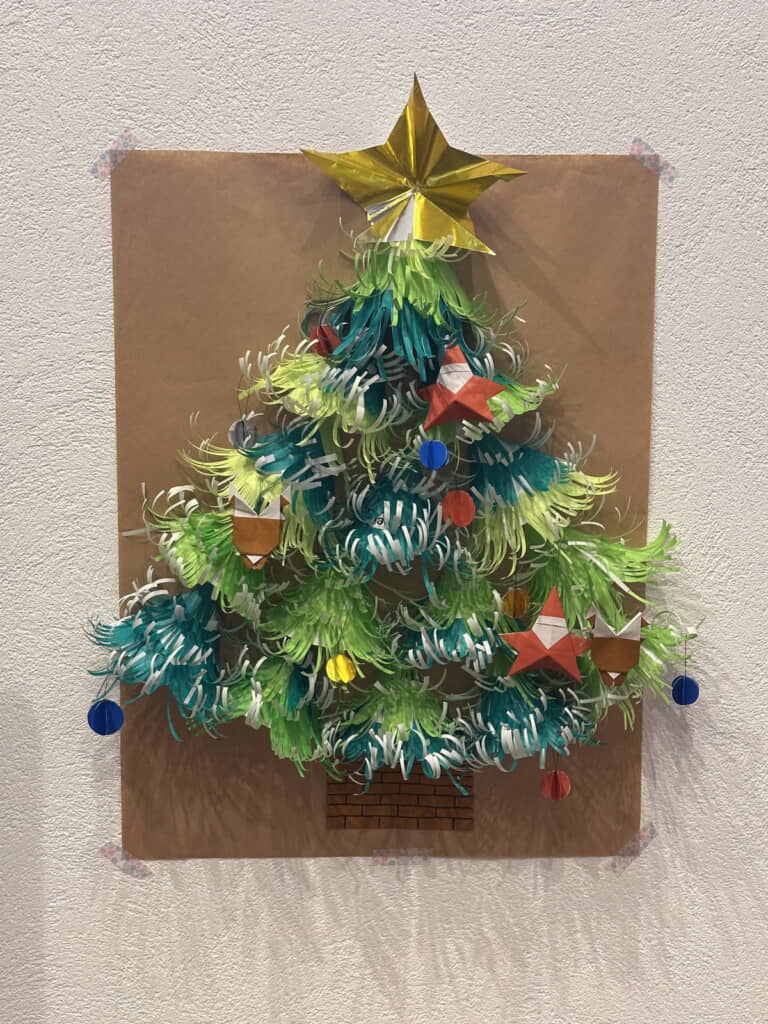 きれいなツリーが完成しました！