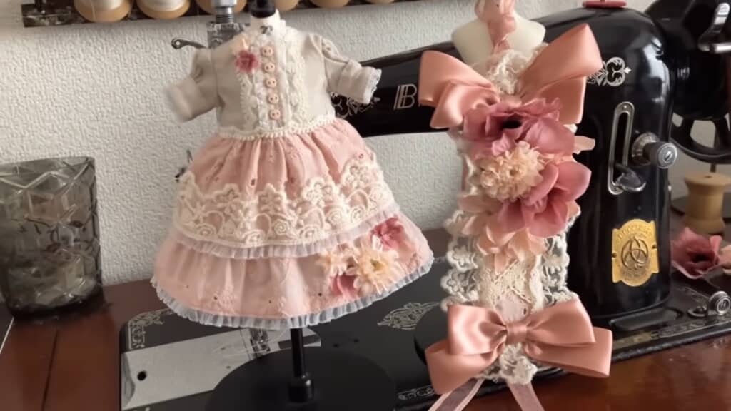 エレガントなドール服が完成！