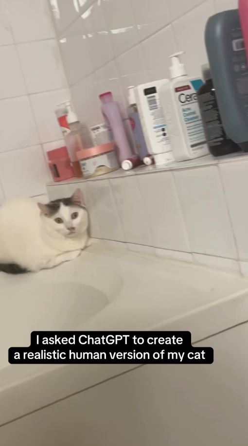 浴槽の隅っこに座っているshaylaちゃん