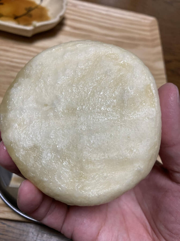 ふかす前みたいにきれいな豚まん