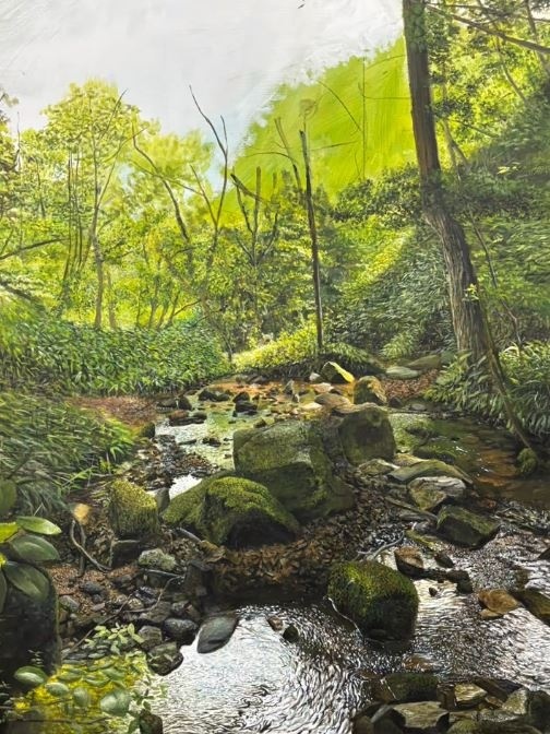 小川の様子も少しずつリアルに