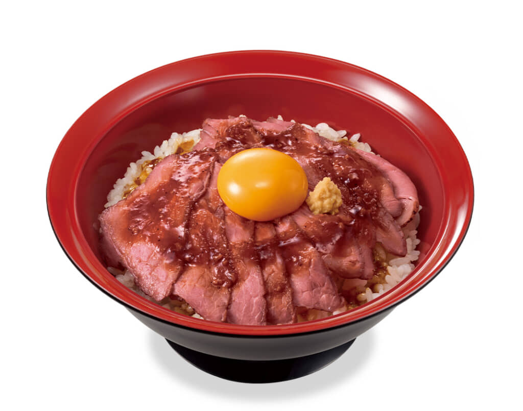 「ローストビーフ丼」（画像はすき家公式サイトから引用）