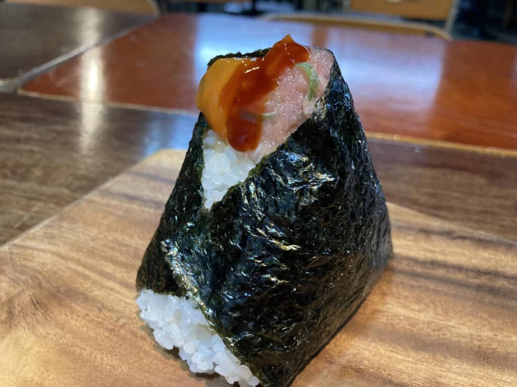 通常営業時のおにぎり