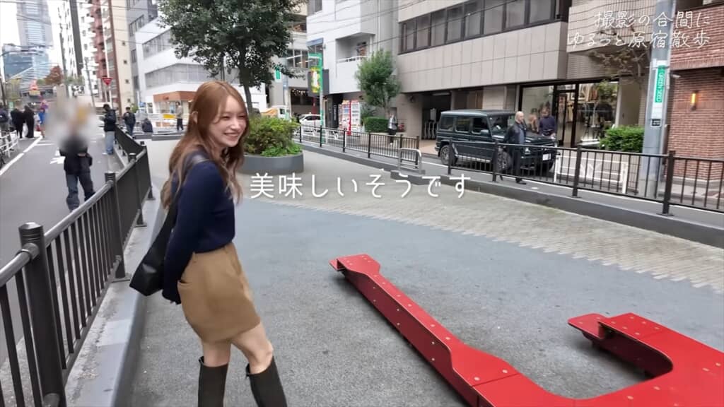 変装ゼロのミニスカ姿で原宿を散歩する後藤真希