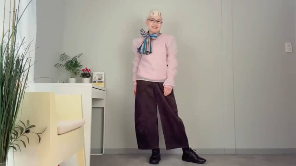 スカーフの結び方もイベントに合わせていろいろ工夫できそうです