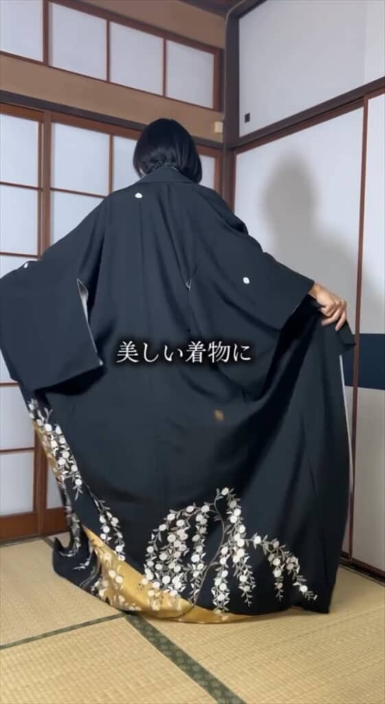 今回リメイクする着物はこちら