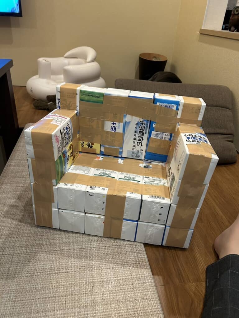 この牛乳パック土台もすごい