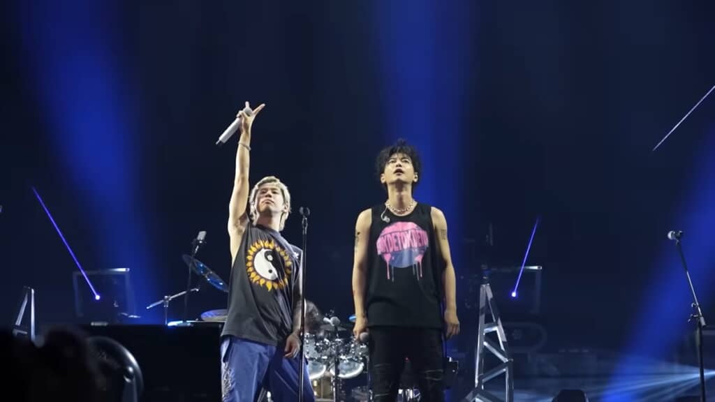 ONE OK ROCKのライブ「DETOX JAPAN TOUR 2025」にサプライズ出演した「TENBLANK」の佐藤健