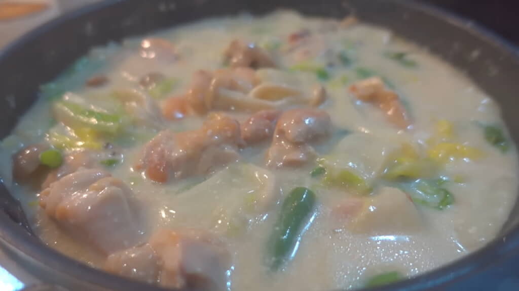 白菜と鶏肉のクリーム煮