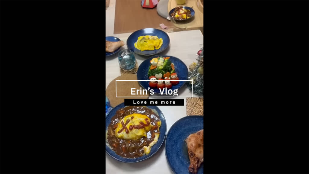 クリスマスディナーもきちんと配慮がされています