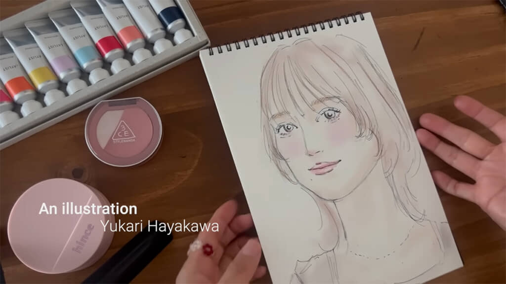 ヘアメイクのイメージ図