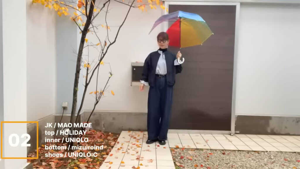 ジャケットを羽織ると雰囲気が変わりますね