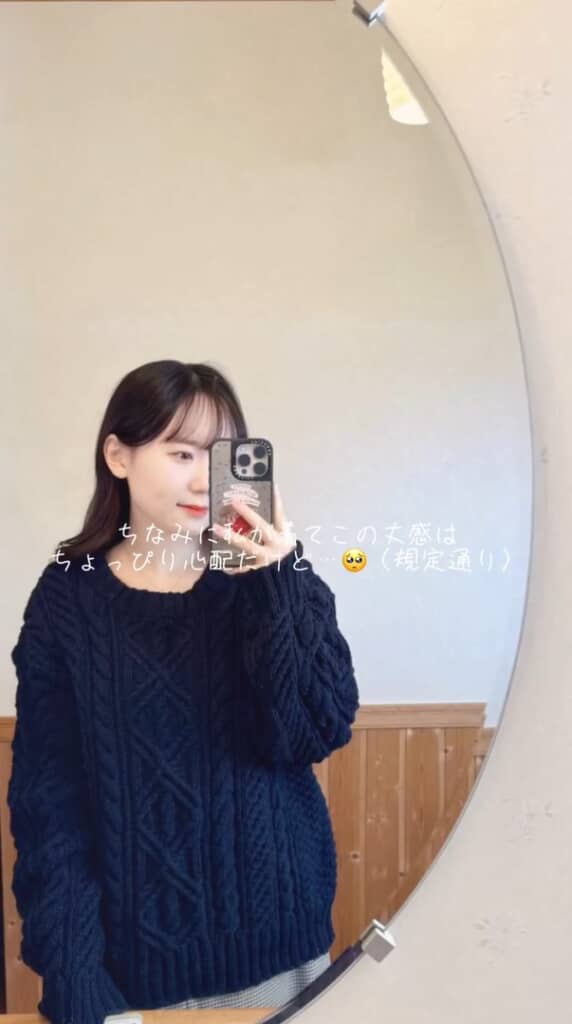 Claireさんが着たところ