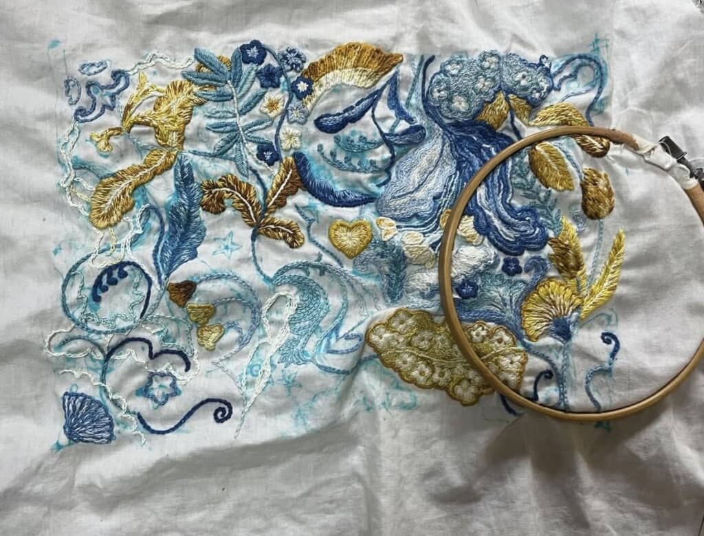 制作途中の様子