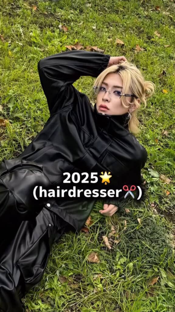 金髪のロングヘアーも似合います！