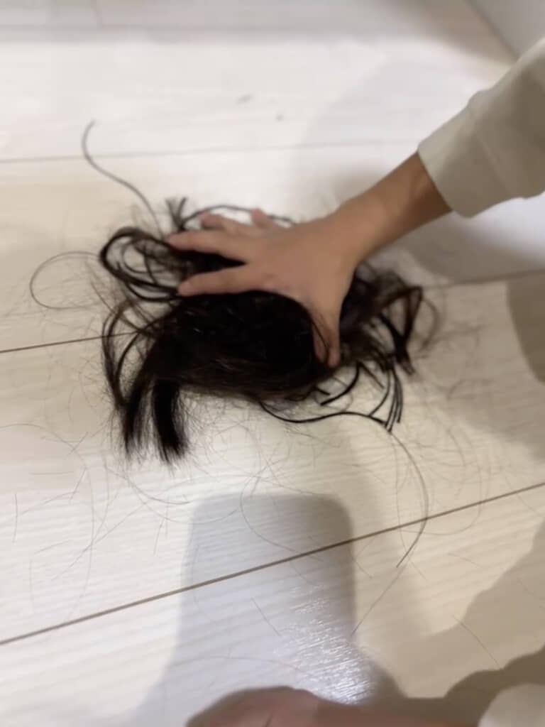 長女＆次女の髪の毛がごっそり