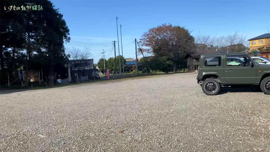 毎年ジョウビタキが来る駐車場には